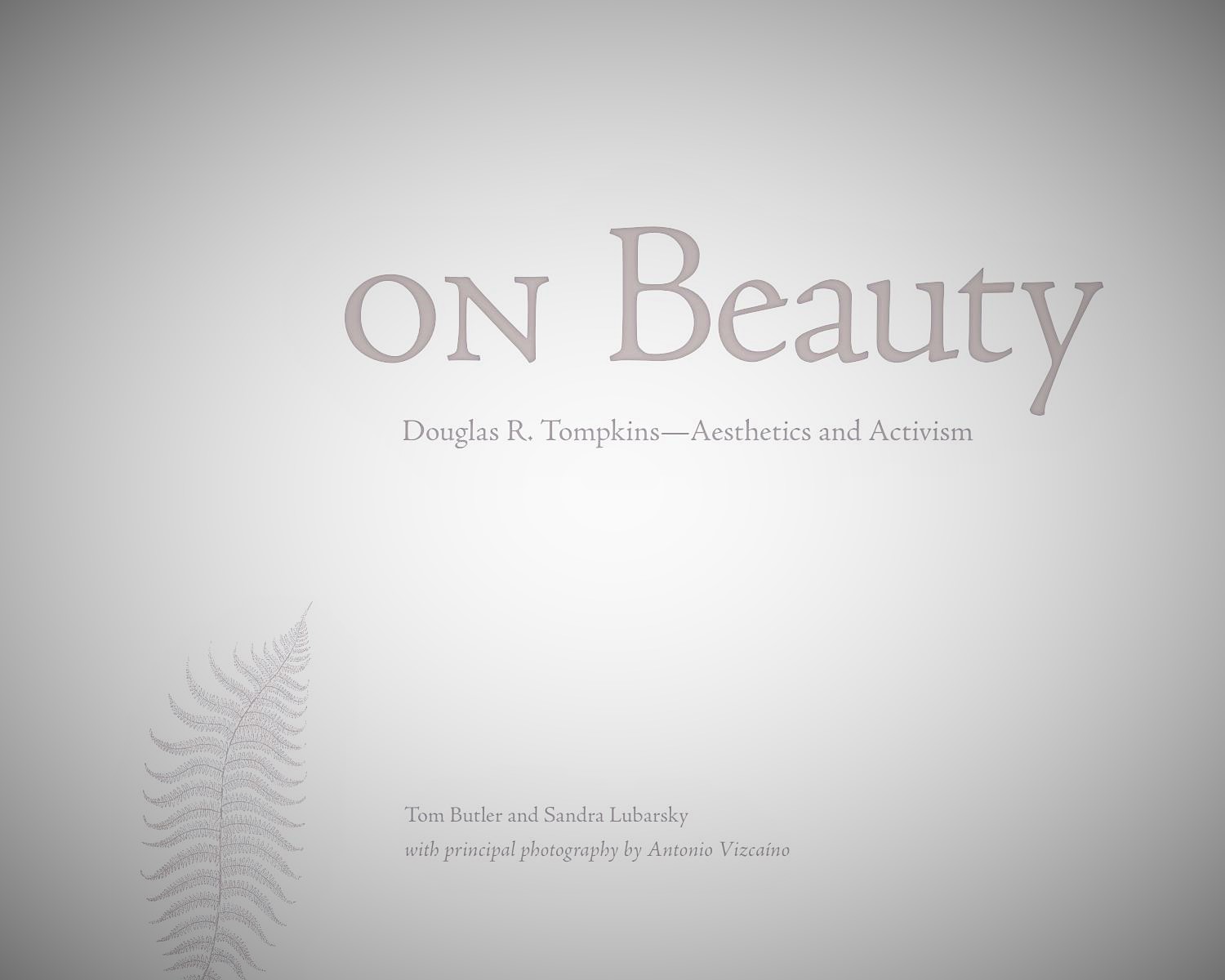 On Beauty: Douglas R. Tompkins – Aesthetics and Activism